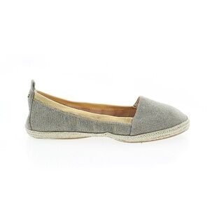 Yosi Samra Silver Foldable Espadrille Flats